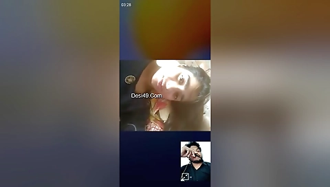 Today Exclusive -cute Desi Chick Showing Her Boobs And Pussy On Vc 2