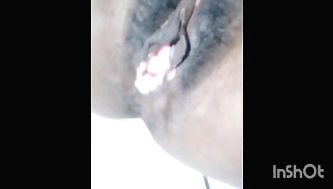 Indian girl with hairy bush has a nice and sexy face