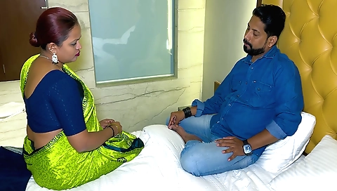 Indian brunette wife fucks her hubby and gets fucked