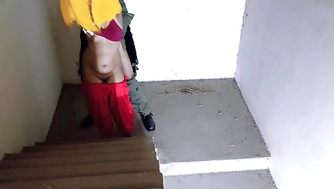 Indian girl is showing off her face in a short story