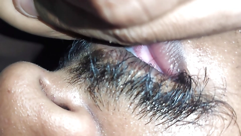 Indian babe suck milk and her husband is in her kitchen