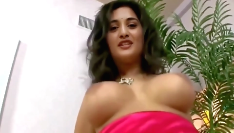 Busty indian beauty in her bedroom gets pounded really hard