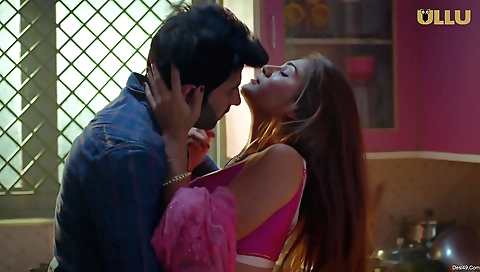 Horny brunette babe with a great body is playing a game