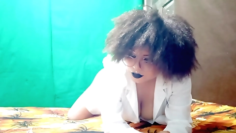 Massage for me and a handjob with my busty brunette nurse