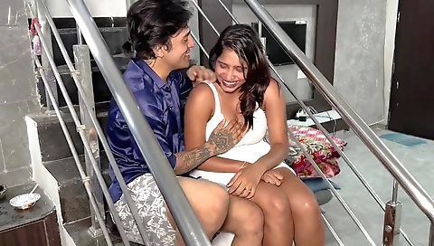 Gorgeous brunette milf is going to get fucked by a big dick