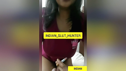 Indian teen 18+ in a black cock video with a handjob
