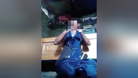 Sweet solo woman with a perfect body is showing off