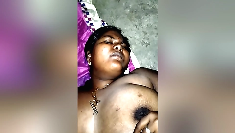 Indian amateur teen 18+ caught in bed with her husband