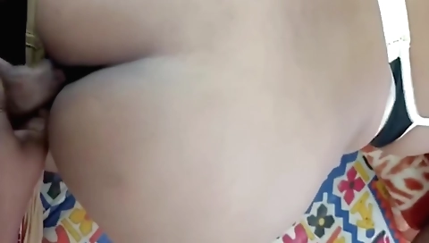 Indian brunette girl and her friend are having sex together