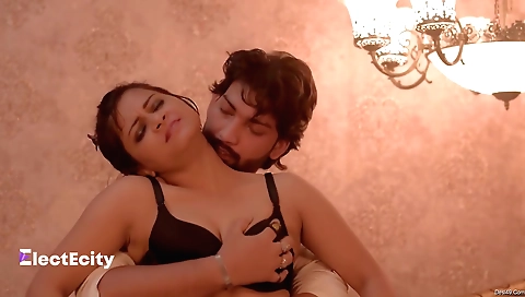 Sweet brunette in her sexy white dress and blonde shorts