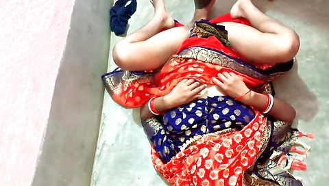 Indian milf in dress and lingerie fucked in office