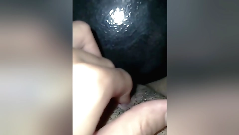 Indian girl with a shaved pussy and a pantyhose on