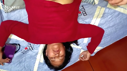 Indian brunette made homemade sex video with her stepmother-in-law