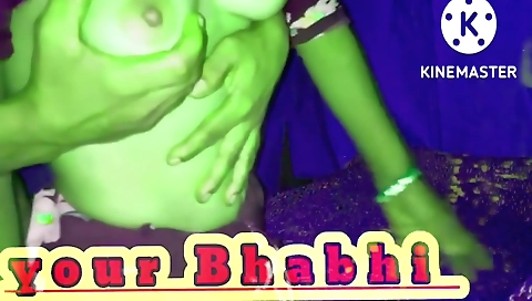 Indian massage with devar bhabhi with a doggy style