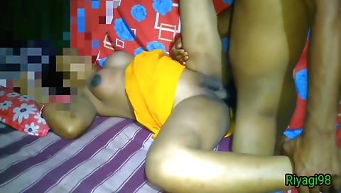 Indian girl is getting fucked with the help of a big cock