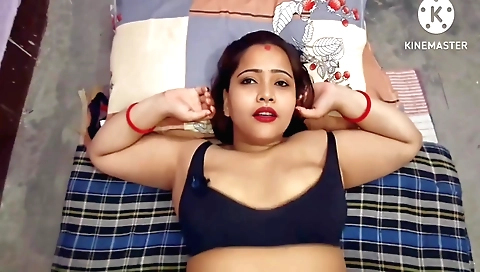 Brunette with a sexy ass is getting fucked in the bedroom