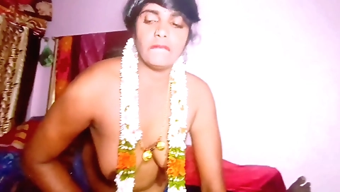 Indian chubby babe fucked with her husband's teen son