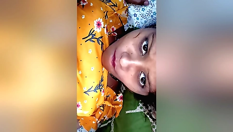 Indian stepsister-in-law is getting fucked in her mouth