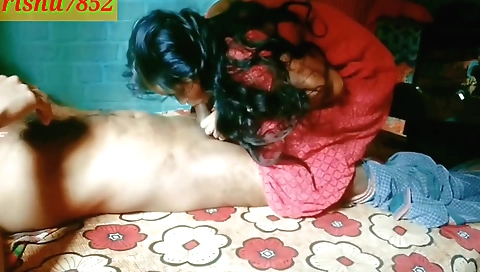 Hot step-dad fucks a small titted brunette in her ass