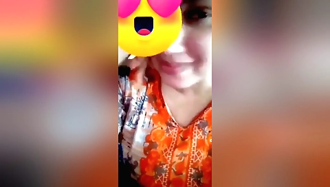 Sexy small boobed brunette showing off body on webcam