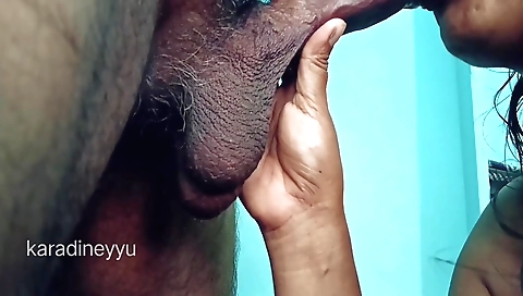 Indian girl sucking big cock in amateur 1080p video