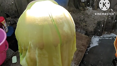 Indian brunette enjoys the sun outdoors on her beach