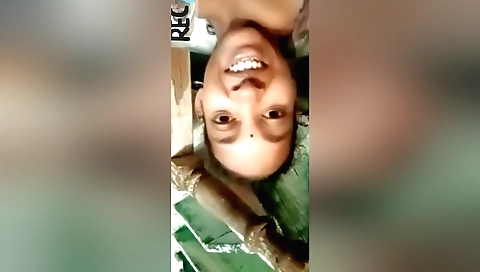 Hairy brunette teen showing off her big tits on webcams