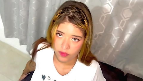 Latina Pays Debt With Hardcore Sex And In Her Mouth