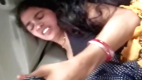 Indian 18+ teen 18+ fucks in a homemade car video compilation