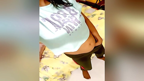 Indian Priya Bhabhi Masturbates When Husband Is Not At Home