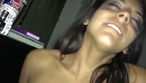 Indian teen 19+ gets fucked in her mouth and on her back