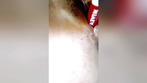 Indian babe with a nice ass giving you a great blowjob