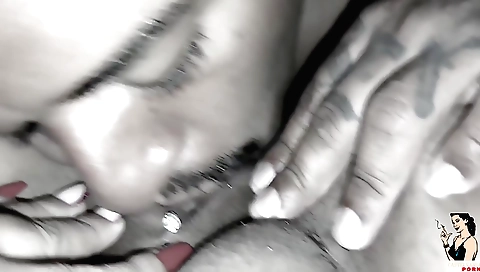 Indian brunette girl got on his couch and took his dick