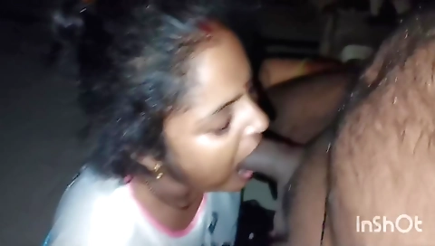 Indian girl in a sexy outfit is playing with her cock