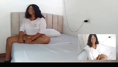 Brunette in stockings and a nice dress 1080p porn clip