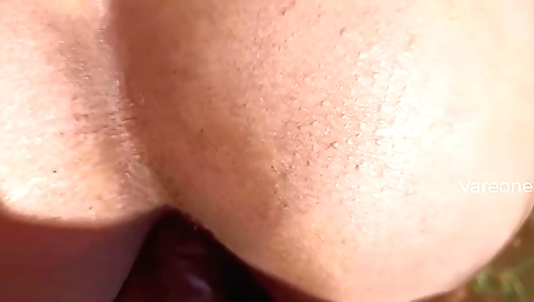 Indian hottie gets fucked by a big dick in a doggy-position