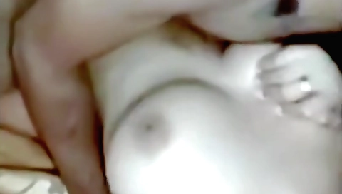 Brunette in a tight dress gets creampie by her lover