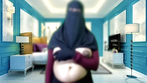 Indian girl with big boobies showing off her natural body