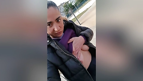 Horny hottie strips and lets you enjoy her ass naked