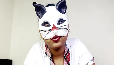 Stepsister fucks her stepbrother in her mouth and ass