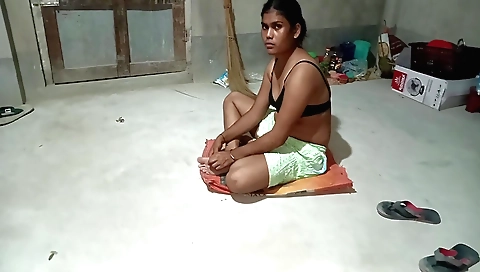 Busty brunette babe is riding his dick as much as possible