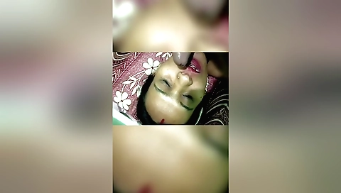 Indian girl with small tits fucked by her stepbrother