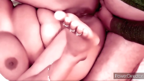 Indian big titted babe gets fucked in a hot Indian bedroom